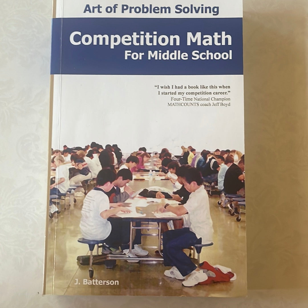 Art of Problem Solving: Competition Math for Middle School