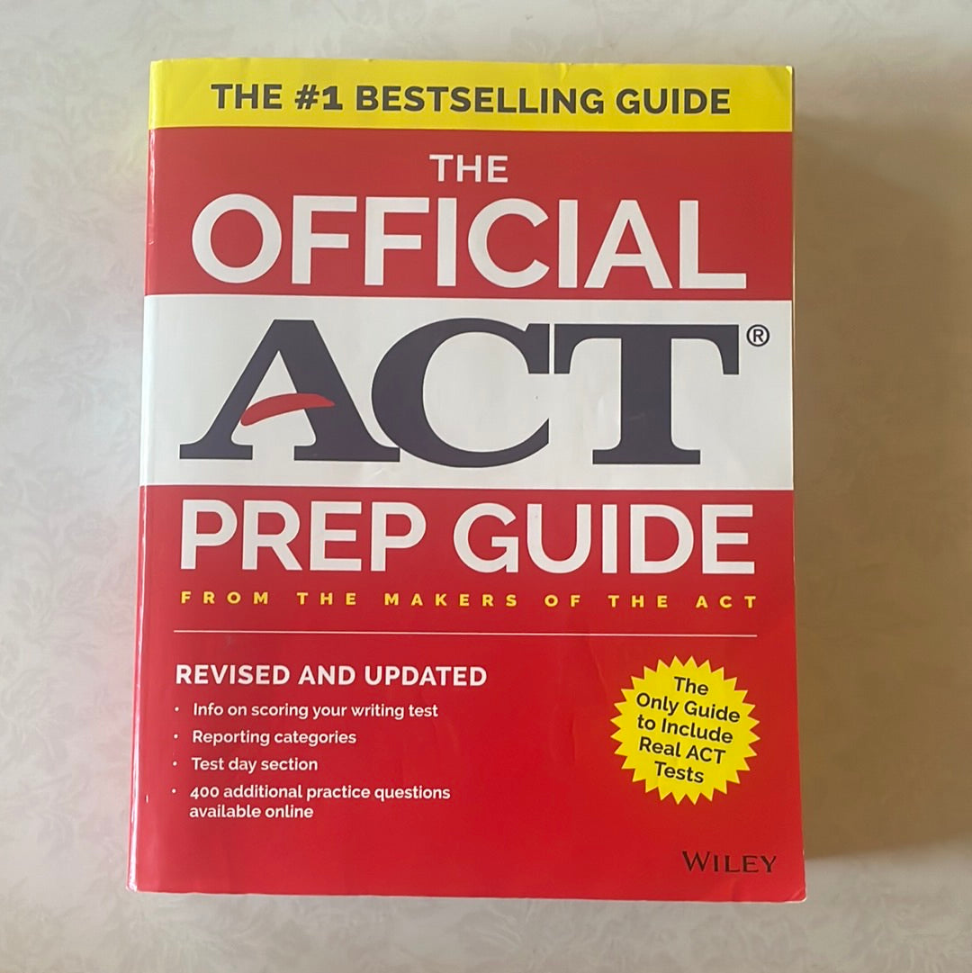 The Official ACT Prep Guide, 2018: Official Practice Tests + 400 Bonus Questions Online - 1st Edition