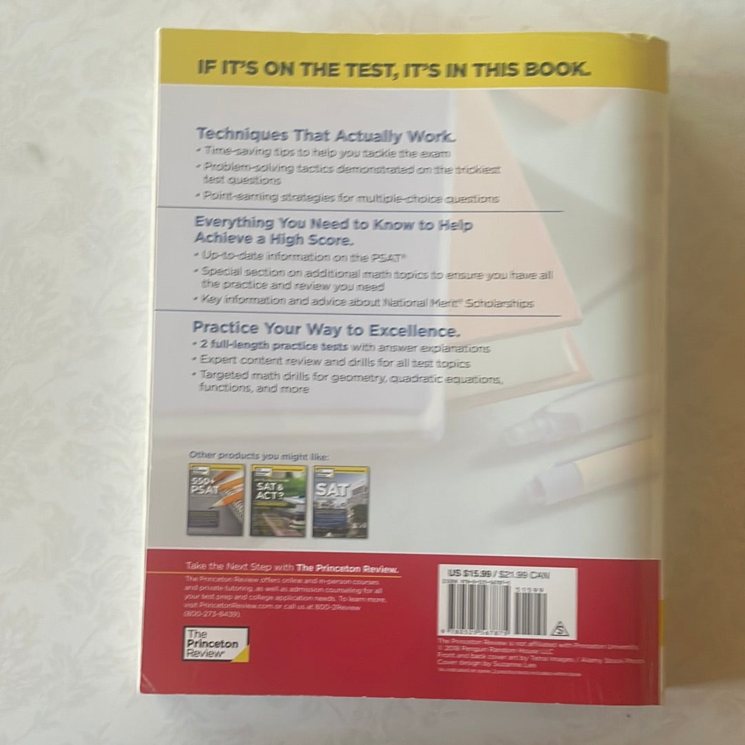 Cracking the PSAT/NMSQT with 2 Practice Tests, 2019 Edition: The Strategies, Practice, and Review You Need for the Score You Want (College Test Preparation)