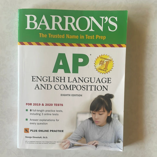 AP English Literature and Composition: With 7 Practice Tests (Barron's Test Prep) - Eighth Edition